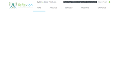 Desktop Screenshot of myreflexionmedical.com